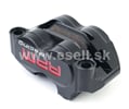 Brzdový strmeň 4 piestkový CNC 82 mm čierna