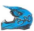 Detská cross helma KIMO ROAD BRO V2 modrá matná XS