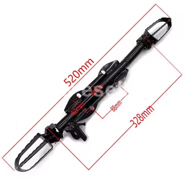 Stúpačky pitbike - kompletné 520mm