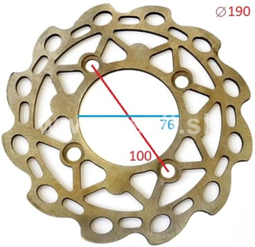 Brzdový kotúč 190 mm