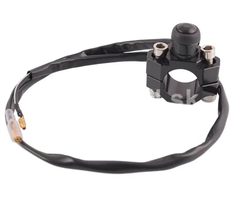 Vypínač (chcípák) pitbike, štvorkolka CNC čierna