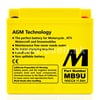 Batéria MOTOBATT MB9U, 12V, 11Ah, 140A (YB9L-B, 12N9-3A, YB7L-B)