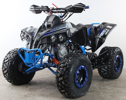 Detská štvorkolka Ultimate Mega Automat 125 cc modrá