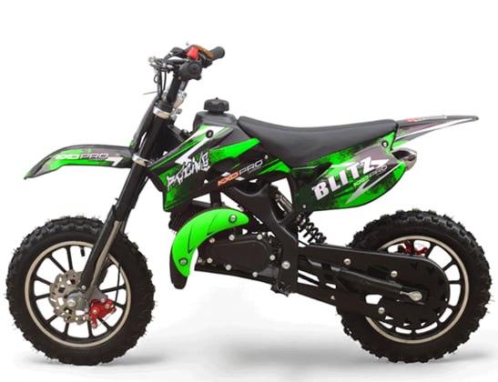 Detská minicross Blitz 49 cc KXD zelená