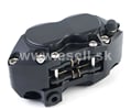 Brzdový strmeň 4 piestkový CNC 82 mm červená