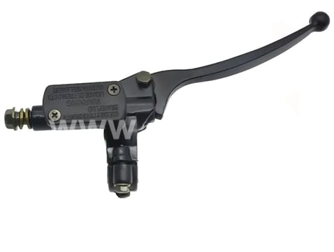 Brzdová páčka s pumpou čierna 170mm pravá