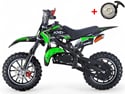 Detská minicross Apollo 49 cc KXD zelená + náhradné štartovanie zadarmo