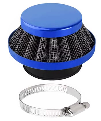 Športový vzduchový filter minibike, minicross, štvorkolka - modrá 