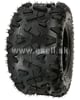Kompletné koleso 7 palcov s pneu 16x8-7 oranžová 3x78mm