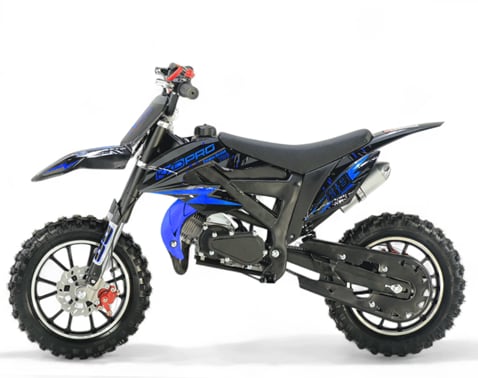 Detská minicross 49 cc KXD 706 modrá