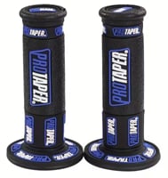 Gripy pitbike černá/modrá