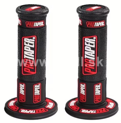 Gripy pitbike černá/červená