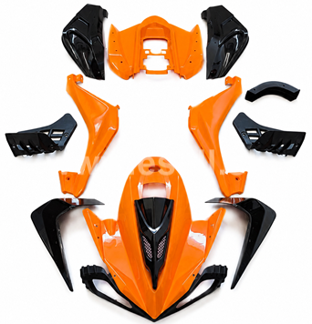 Kompletná kapotáž Speedy, Monster, Speedbird, Panthera 110cc, 125cc oranžová
