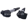 Predné tlmiče, vidlica pitbike 860mm, 51/54mm strieborná
