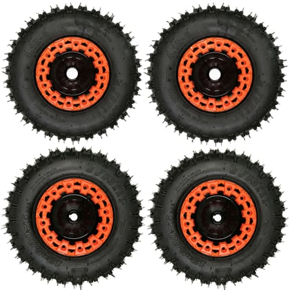Súprava kolies 6" - oranžová