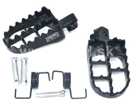 Stúpačky pitbike 115mm čierna