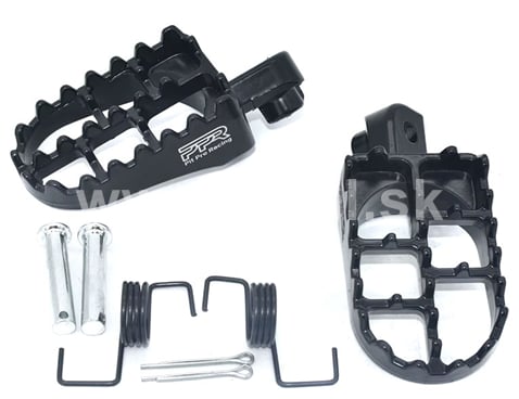 Stúpačky pitbike 115mm čierna
