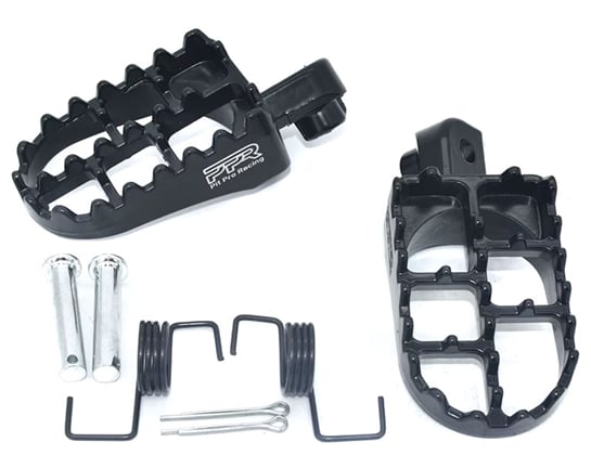 Stúpačky pitbike 115mm čierna