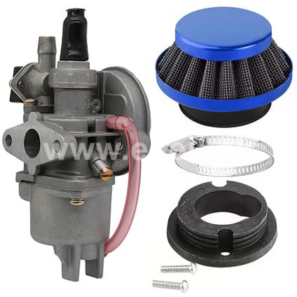 Karburátor minibike, minicross, detská štvorkolka - sada modrá