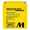 Batéria Motobatt MB3U, 12V, 3,8 Ah, 50A (YB3L-A; YB3L-B)